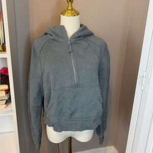 Lululemon Belgian blue half zip scuba